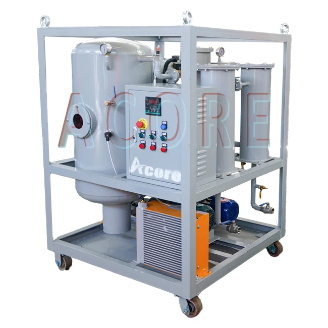 Portable  Waste Lube Oil Purification Plant Lubricant Oil Online Filtering Plant Purifier Filter Machine Processing Systems