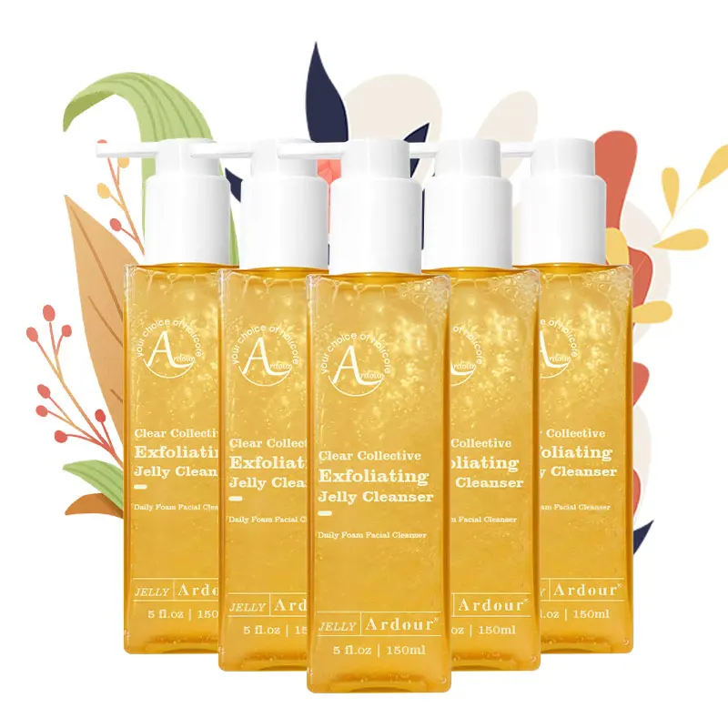 OEM pore cleanser  Removes Oil and Dead Skin Clear Collective Exfoliating Jelly Cleanser
