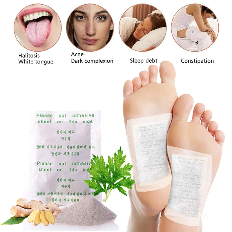 Chinese Health Care Bamboo Wood Vinegar Extract Ginger Patch Foot Detox,Chinese Foot Patch 2 In 1