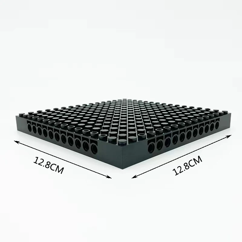 65803 Толстая Нижняя пластина основная 16x16 кирпичи детали совместимые с пикселями строительные блоки базовая игрушки
