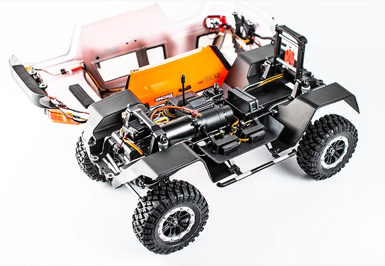 Новинка 1/10 YIKONG YK 4103/YK410 FJ Для LAND CRUISER профессиональная гусеничная машина на радиоуправлении модель 4WD с замком Diff ось высокого/низкого зубчатого хода