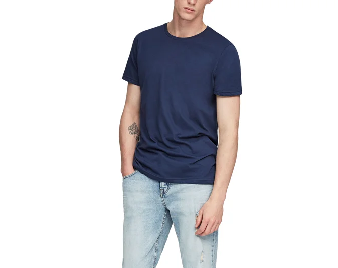 wholesale new design short sleeve 100% cotton plain custom mens t shirts