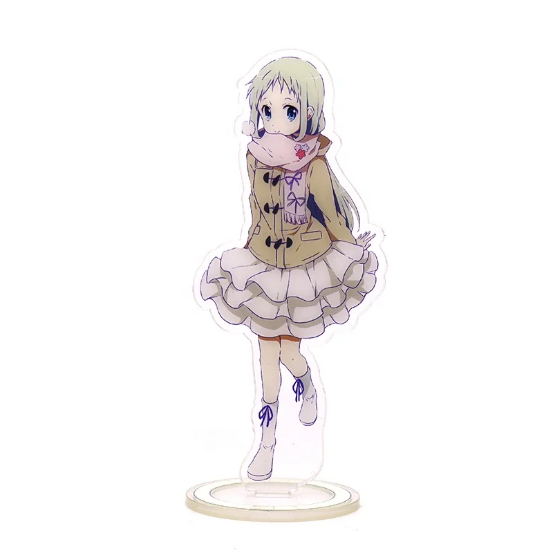 Transparent Acrylic Anime Standee Laser Cutting Table Standee With Stable Base Customized