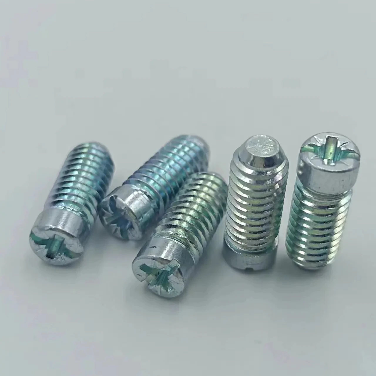 M6 Burnished Stainless Steel Flat Grub Screws Set Metal Socket Screw Hex Head Visseries Confirmat Screw Metric Measurement