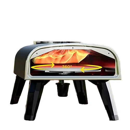 Outdoor Pizza Oven 12-inch Wood Pellet Gas Grill