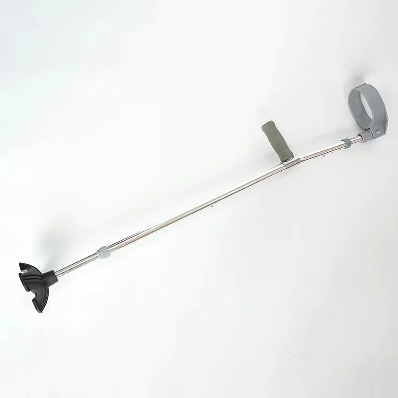 Old man medical cane aluminium disabled crutches walking cane handicap adjustable elbow crutch walking stick