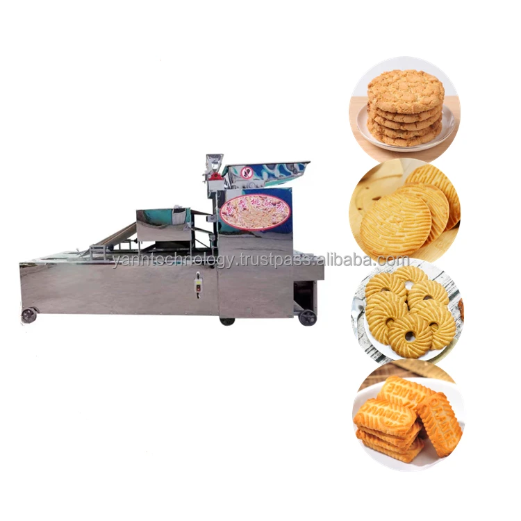 Commercial fully automatic Sweet Cake biscuit cookies printing machine crisp biscuit machine cookies making shaping machine
