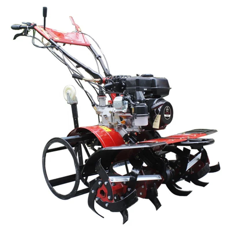 Multifunctional 7hp diesel  front rotary cultivator with gear transmission and 3 forward 1 Reverse for high performance