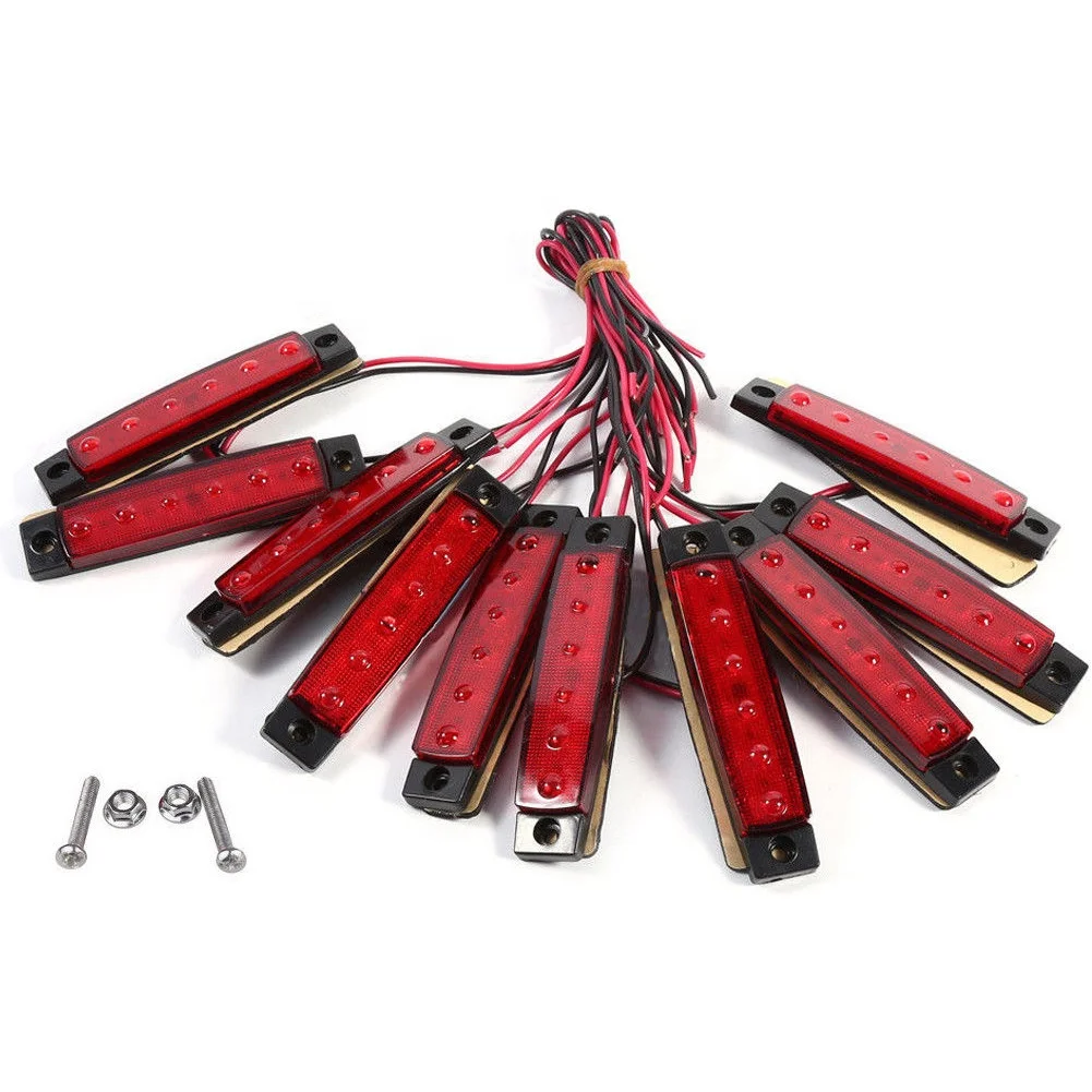  12V 24V водить грузовик боковой габаритный световой индикатор сигнальные лампы Авто Шины Грузовика рабочими электрическими схемами лодка прицеп задние фонари предупреждающие огни для