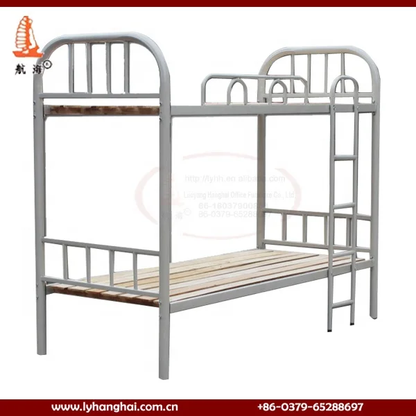 Fast Delivery School Furniture Metal Wall Steel Fashion Beds Bunk Bed For Students Or Kids