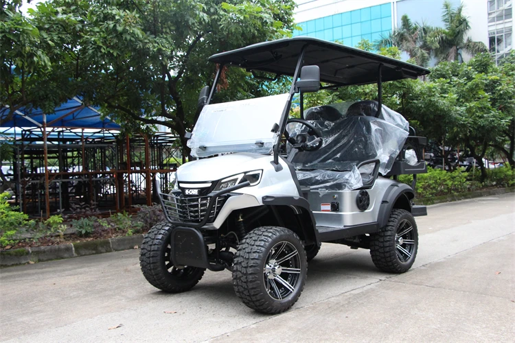 Legal 5Kw Power Customized 48V 72V Ac Motor Electric Golf Buggy 4 Seater Electric 4X4 Golf Cart For Sale