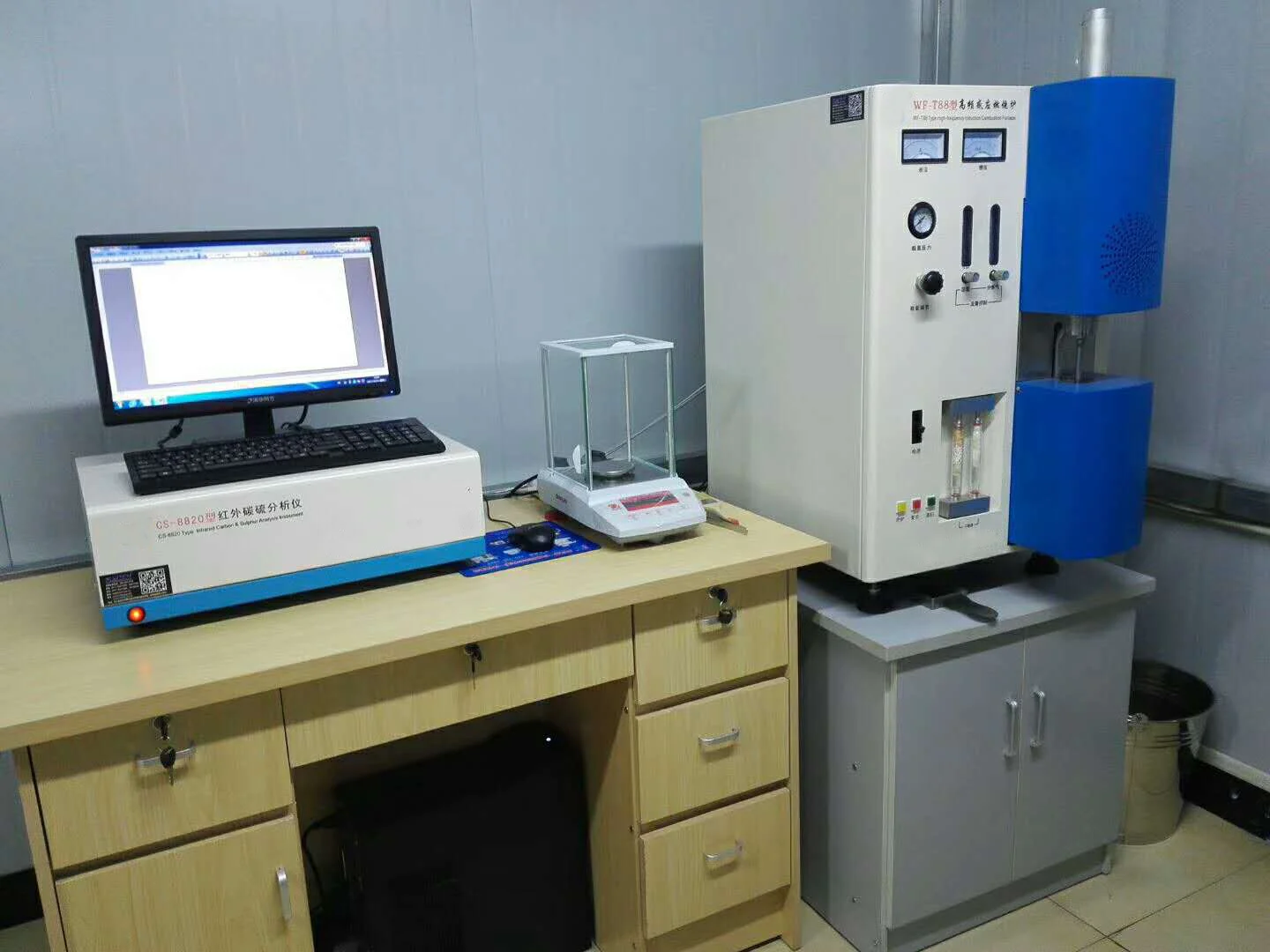 DW-CS-8820 High Frequency Lab Steel Material Analyzer Carbon Sulfur Element Infrared Carbon Sulfur Analyzer