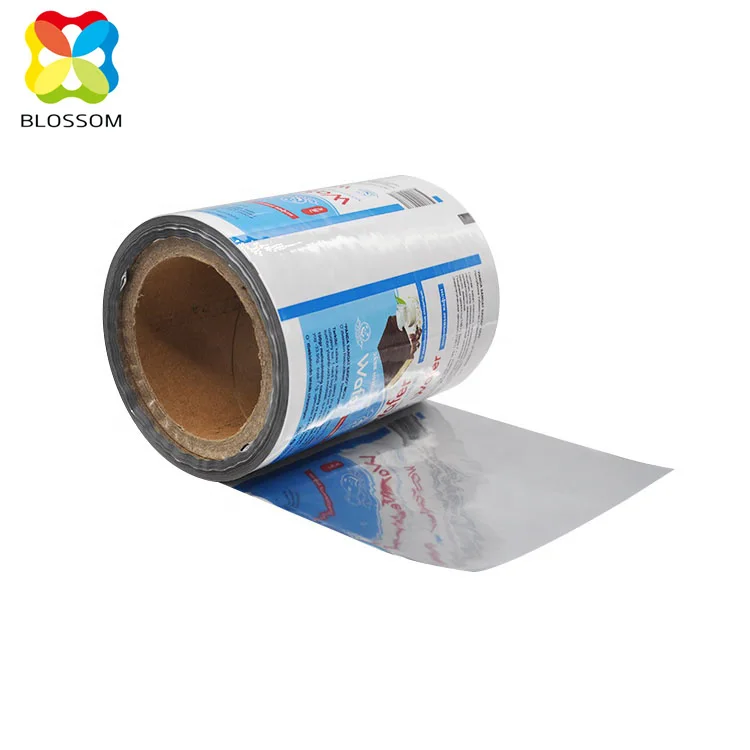 
Food custom printed wafer packaging chocolate wrapper cold sealing roll films 