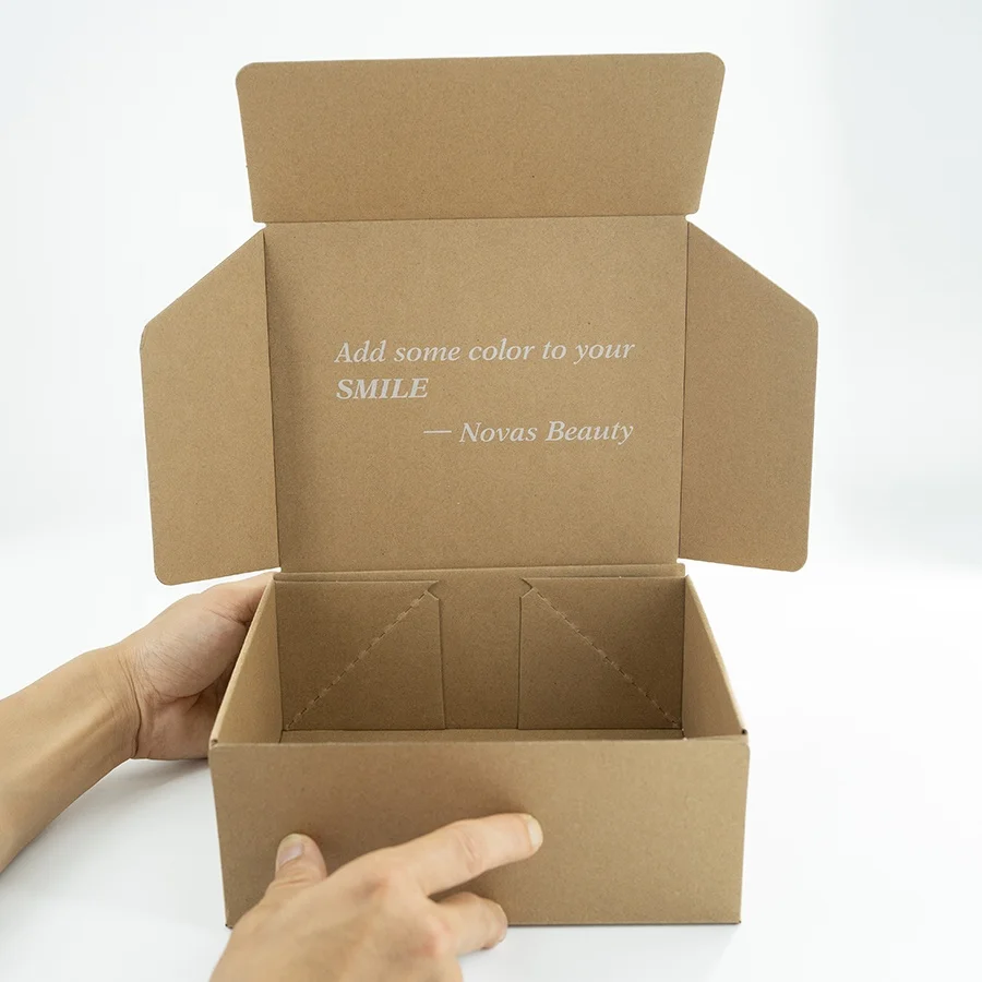 Top Selling Small Food Apparel Universal Box Carton Fold Brown Carton Box
