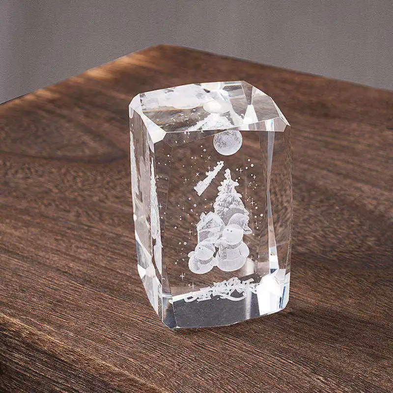 Honor of crystal Factory Wholesale K9 Crystal Glass Blank 3d Laser Engraving Crystal Block Cube