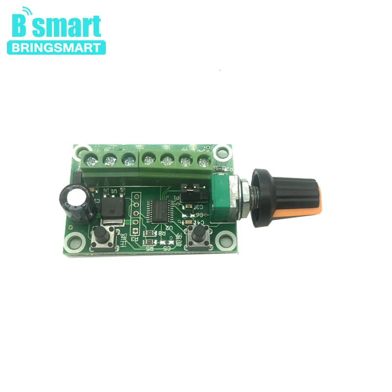 Bringsmart Single-Phase Motors Stepless Speed Regulation 6-30V BLDC 12v Micro Motor Controller PWM Mini motors Governor