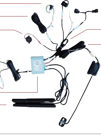 Fully automatic lifting, intelligent lifting, adjustable height of a full set of struts use for Volkswagen Magotan