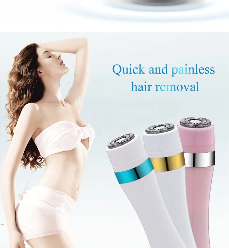 Home Use Lady Portable Electric Trimmer Epilator Shaver Razor 4 In 1 Facial Body Skin Epilator hair removal