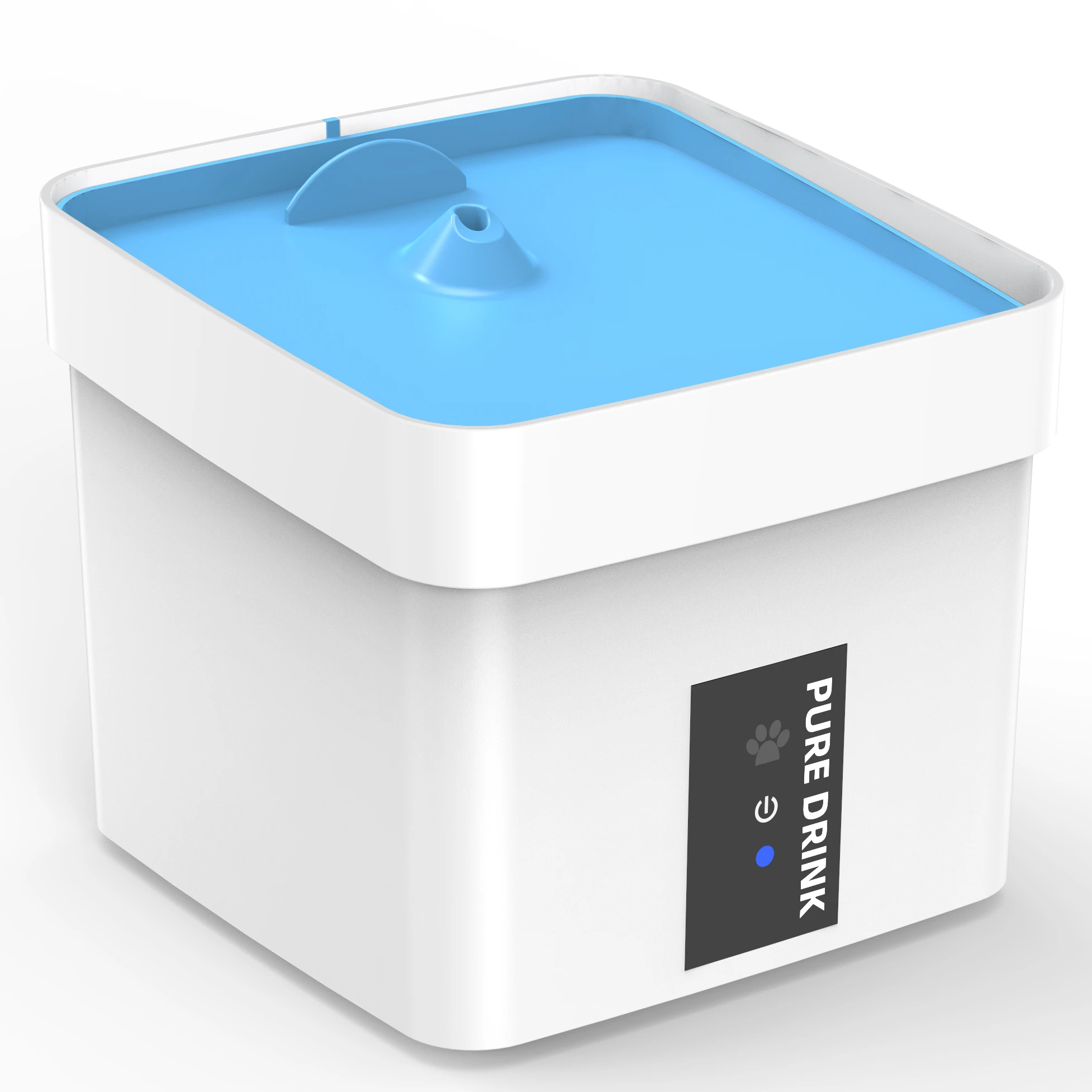 Travel Portable UV Sterilise Pet Water Fountain With Thermal Infrared Sensor Cat