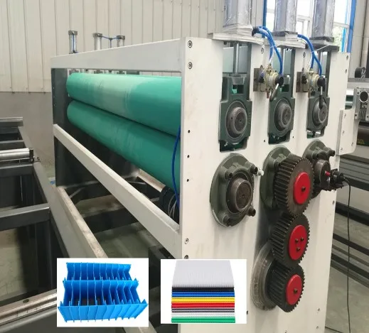 PP Plastic Hollow Corrugated Board Production Line Coroplast Grid Sheet Production Line