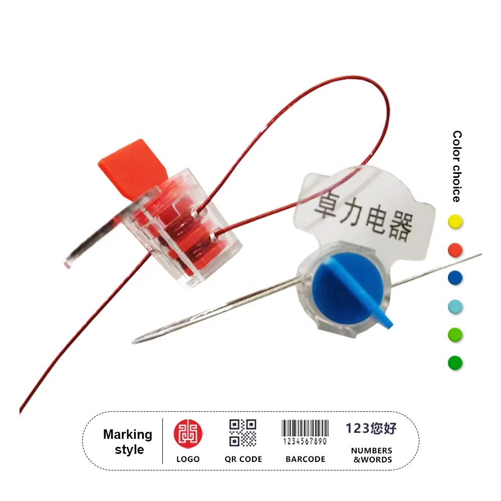 ZL-F015 Safety PC+ABS with Serial Number Plastic Meter Seal Utility Water Meter Electricity Meter Seal