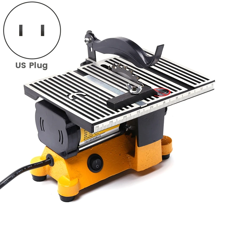 60W Multifunction Mini Bench Saw for Cutting Wood Copper Aluminium Mini Table Saw Mini Cutting Machine DIY Model Cutting