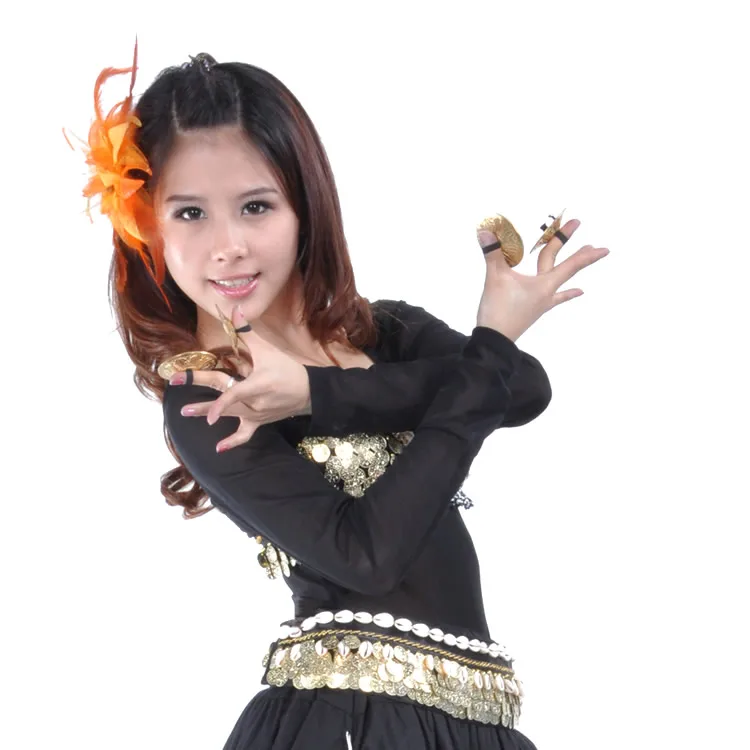 belly dance finger cymbals zills 4 pieces 2 pairs BellyQueen