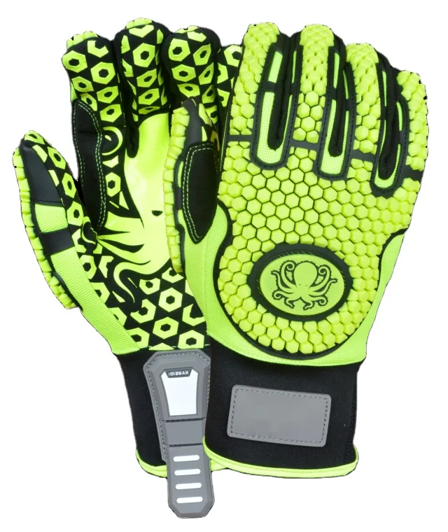 Good price Vibration work gloves mechanic safety gloves mechanical