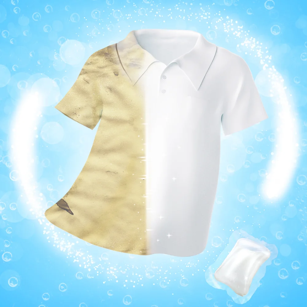 Eco-friendly Deep Cleaning Laundry Detergent Beads Customize Washing Capsules Water Soluble Pods