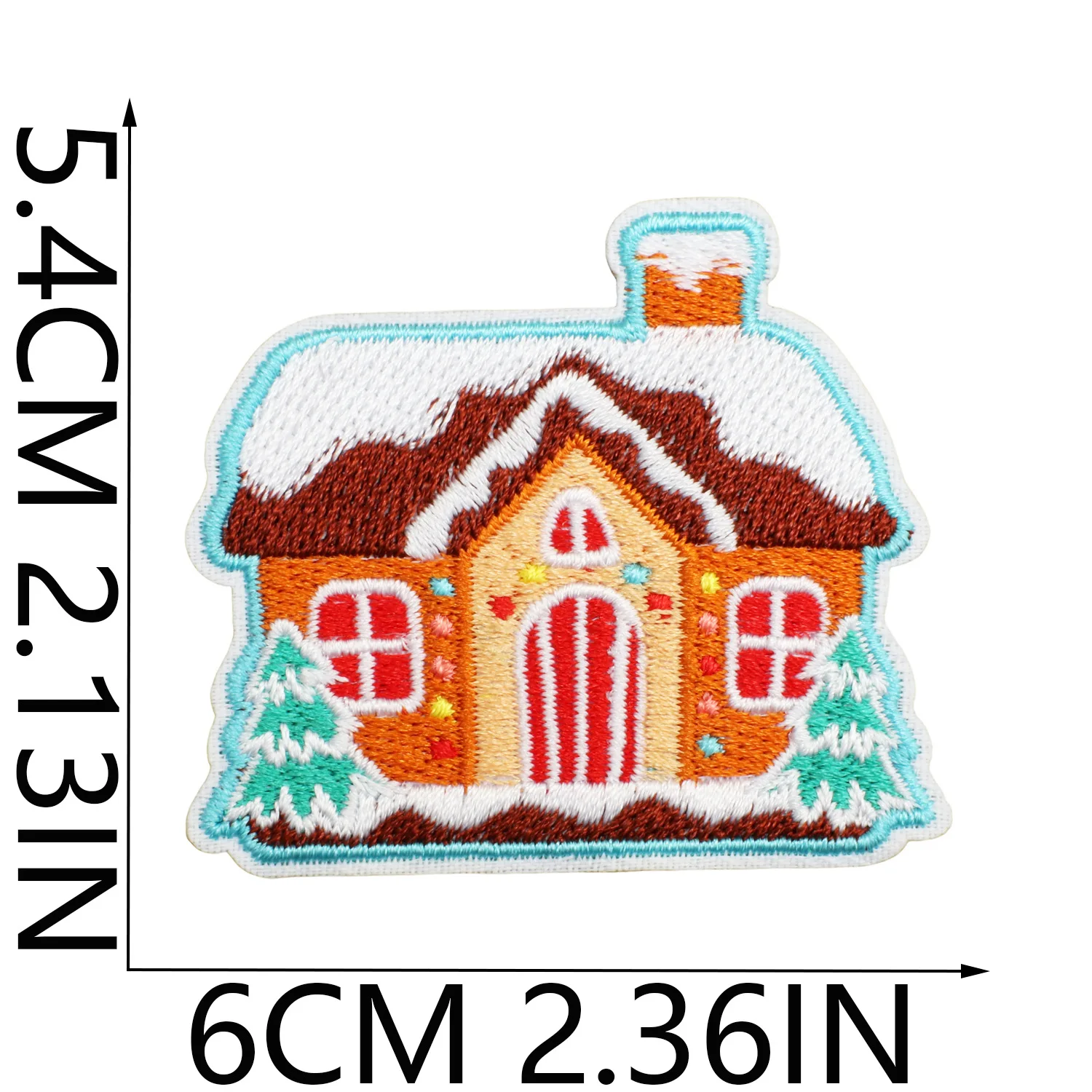 Western Christmas Patches Pink Santa Christmas Tree Snow Globe Patch for Trucker Hat