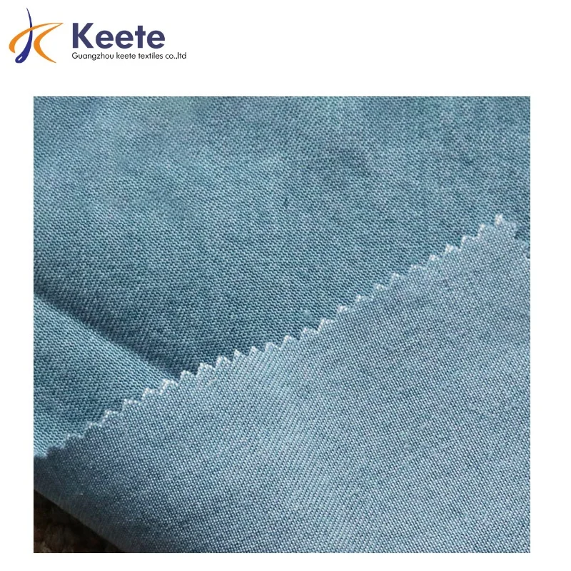 21*21 count 100%  lyocell woven denim fabric 195gsm for jeans and garment with high quality