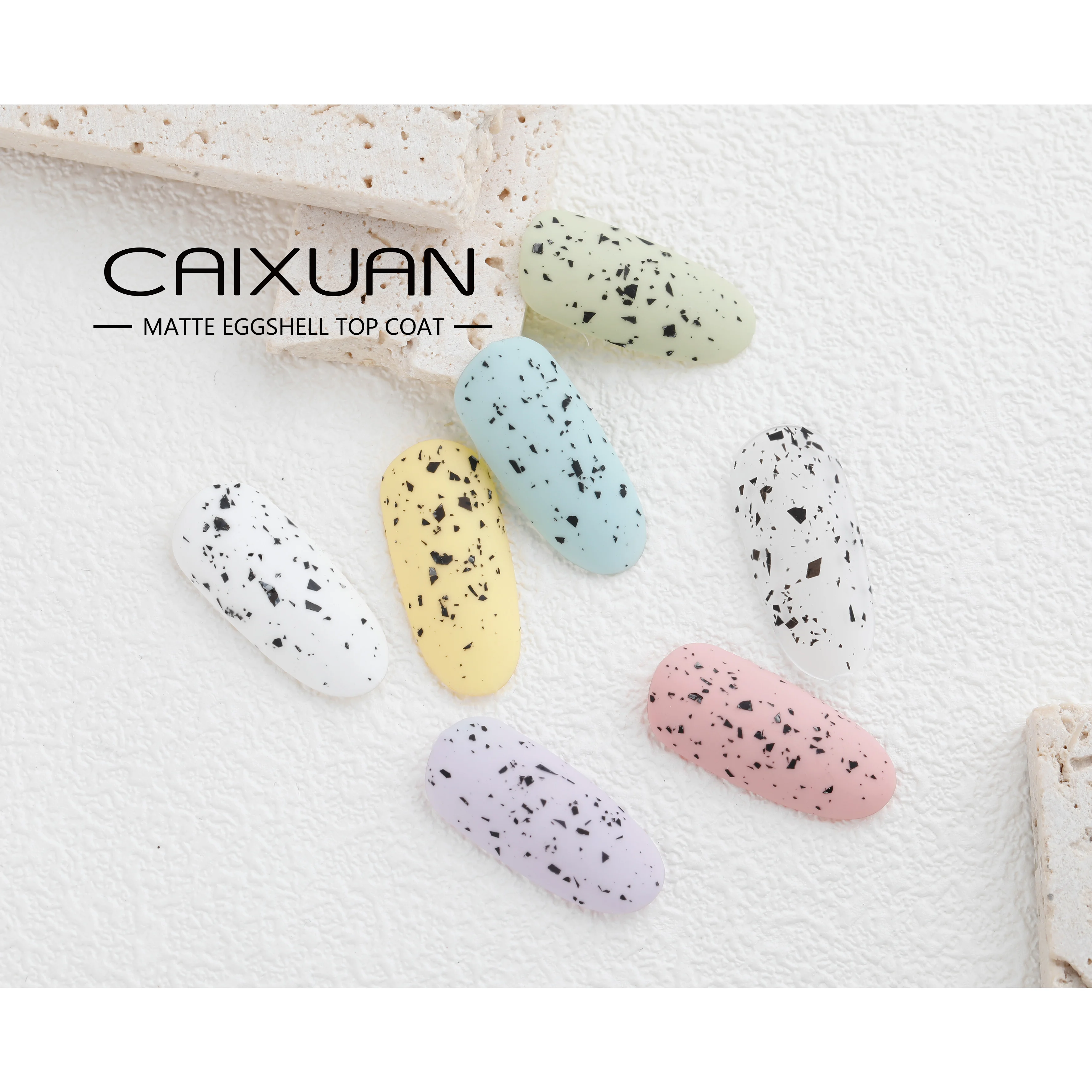 15ML Low MOQ Private Label  Eggshell Matte Top Coat LED UV Gel Polish Professional Salon Paint