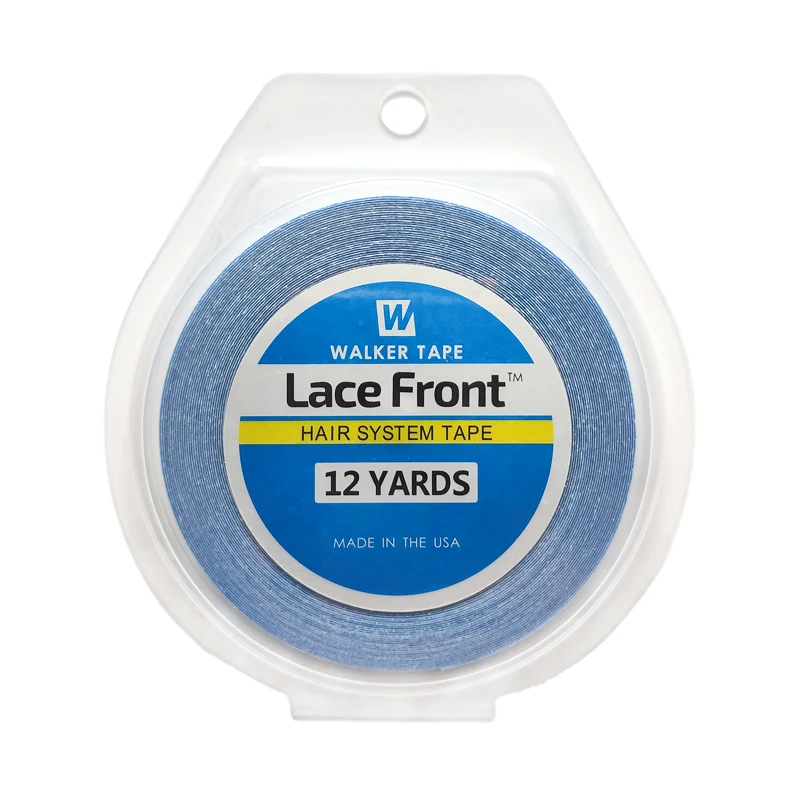 12 Yards Ultra Lace Front Tape Hair System Blue Tape Roll Double Sided Adhesive Glue