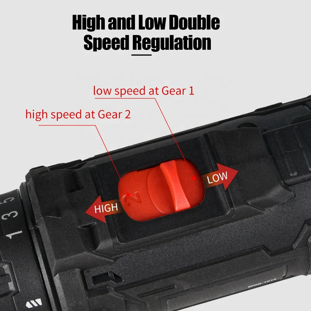 Wholesale household portable lithium power drilling tools lithium wireless cordless hand electric drill