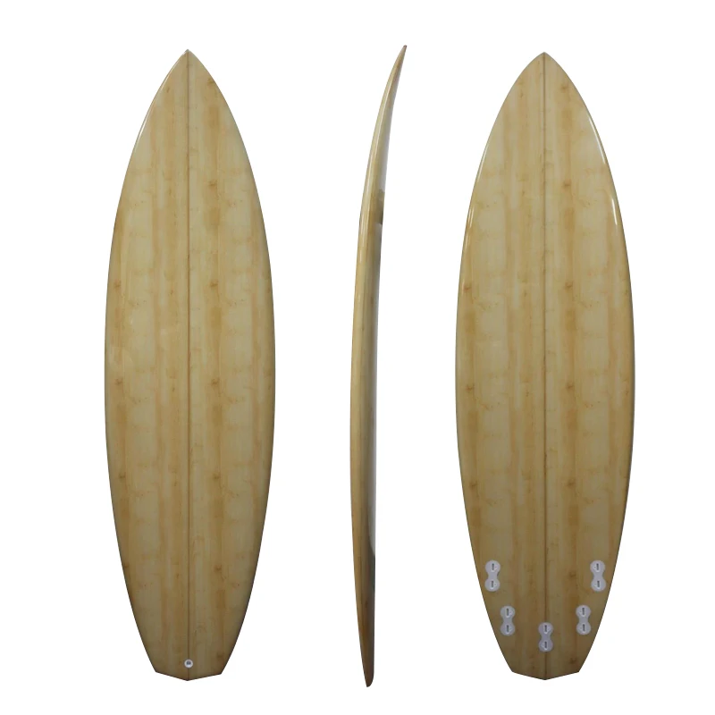 High quality PU material short surfboard with non-slip EVA foam pad