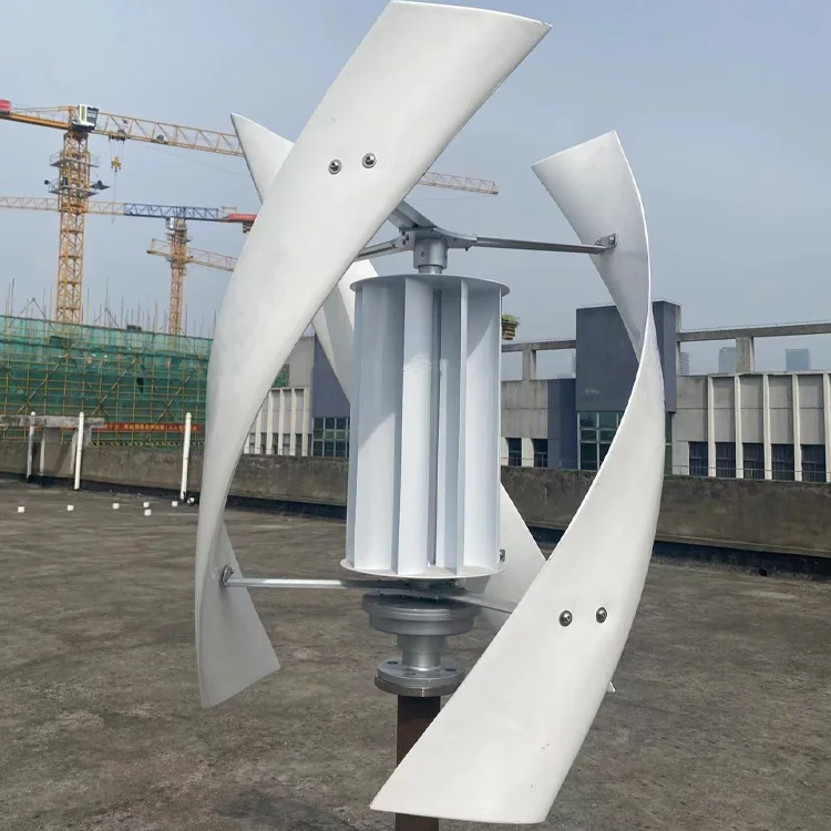 5KW 3KW CE Roof Mount Residential 5000w 24V 48V 96V Vertical Axis Efficient Wind Turbine Generator With Controller and Inverter