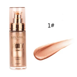 Kounish Private Label Shimmer Oil For Body And Face Highlighter Spray Makeup Wholesale Body Luminizer