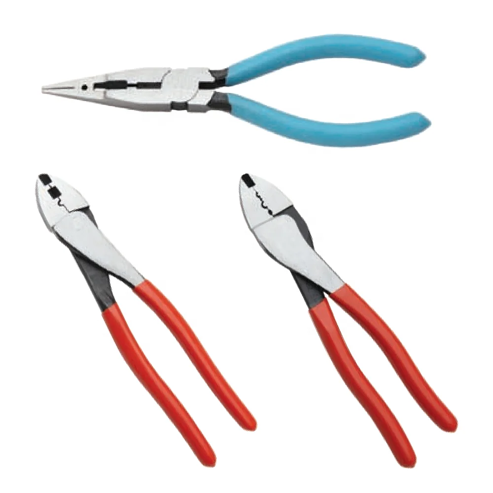Various Types Of Multifunctional Electrician Pliers Crimping Stripping Pliers