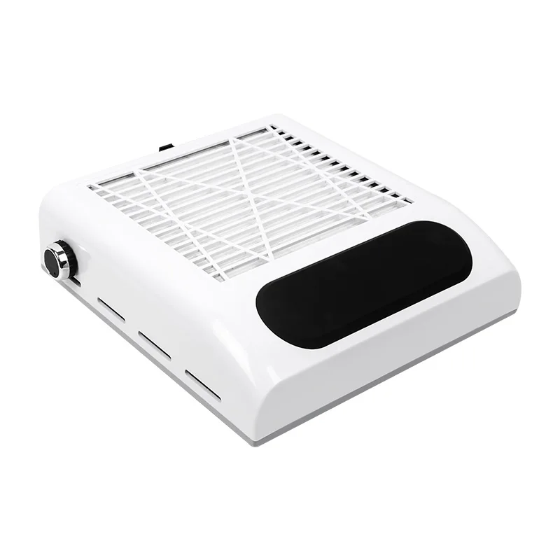80W Nail Dust Collector Professional Nail Drill Dust Extractor with Powerful Fan for Nail Polishing and Home Salon