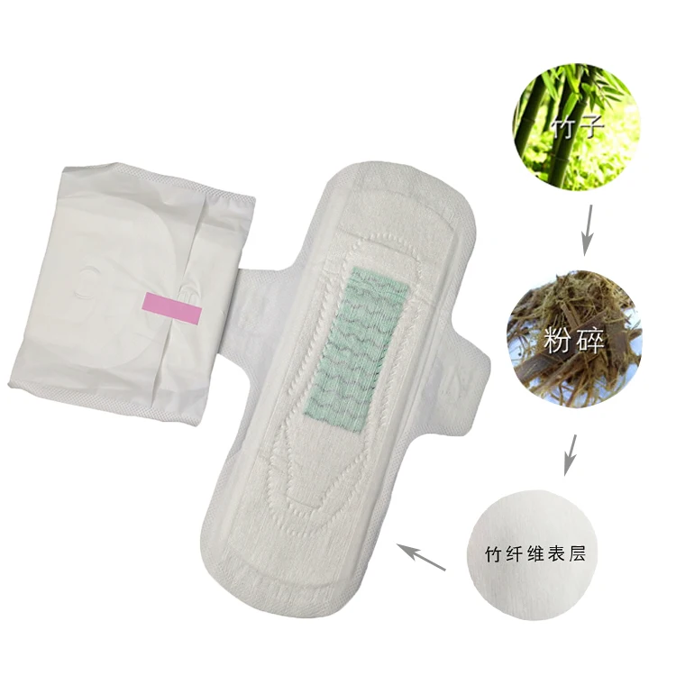 bio bamboo sanitary pads napkins suppliers  sanitary pad raw materials soft bamboo fibre