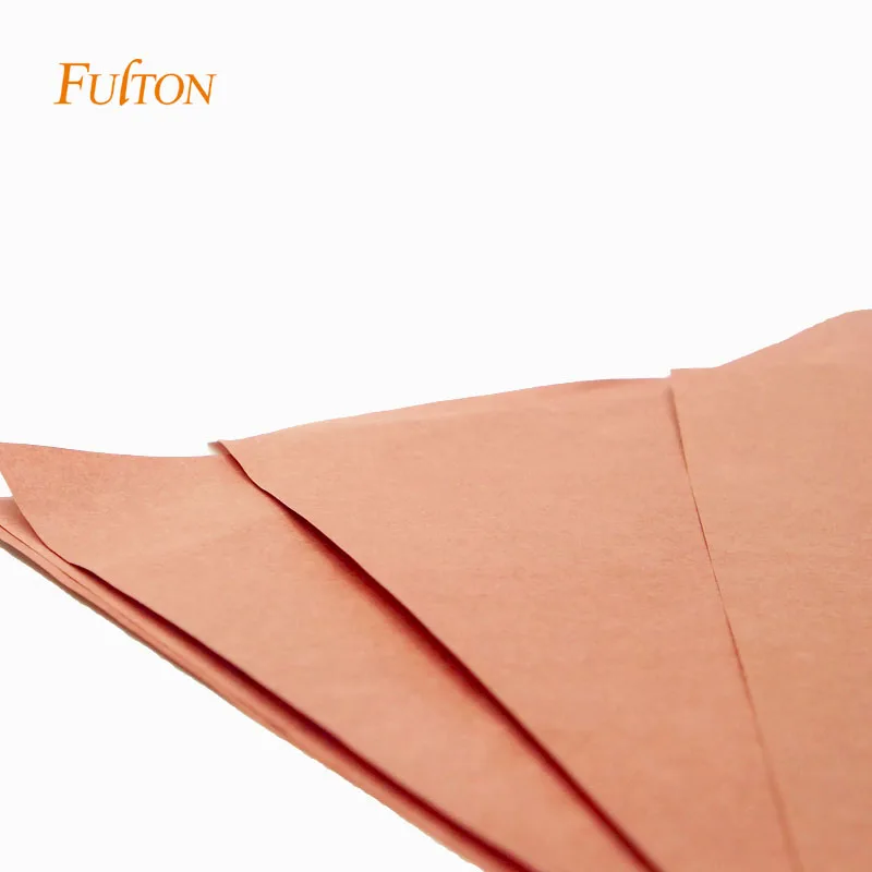 China Hongchang Jumbo Reel Kraft Packaging Wrapping Pink Butcher Kraft Baking Bucther Paper