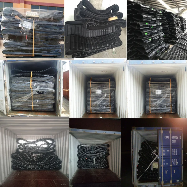 Different Types Agricultural Machine Claas kubota Harvester Rubber Track