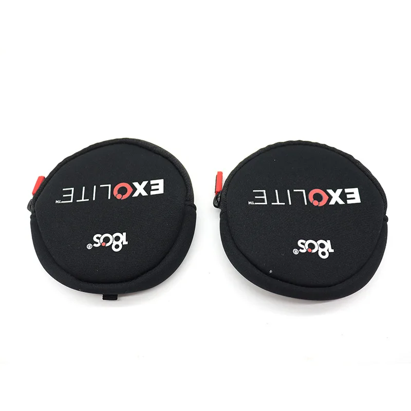 Earphone Carrying Cute Case Round Pocket Pouch Headphone Data Cable Coins Airpods Case Organizer