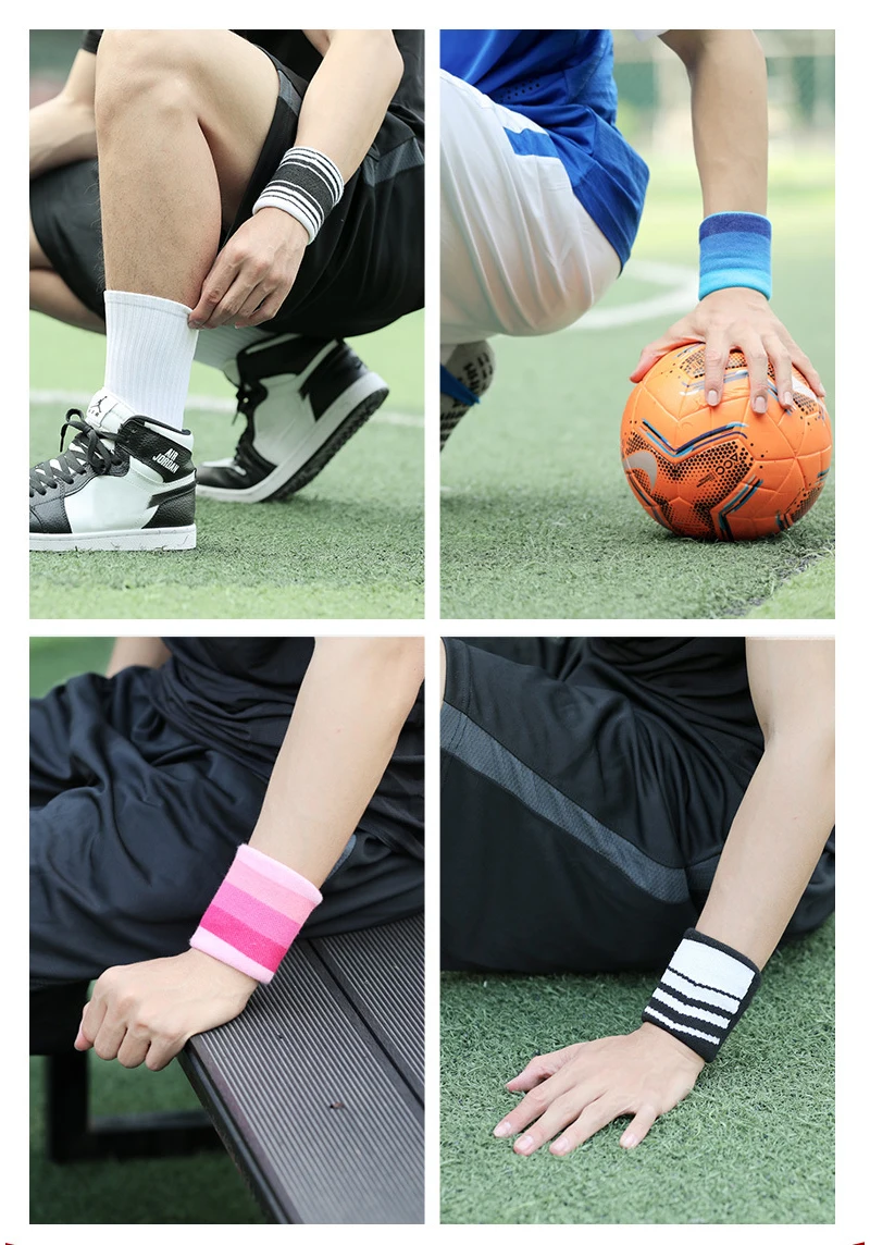 Wristband Armband Wrist Sweatbands Athletic Sports Tennis Wrist Bands sweat bands wrist Absorbent Sweatbands YDHJ45