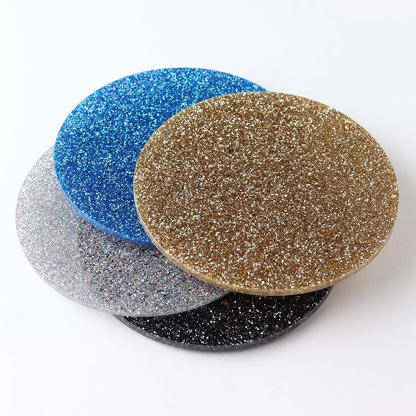 Custom Size Cut Plastic Circles Customize Color Laser Cut Acrylic Disc 3mm Thick Small Round Coloured Circle Discs