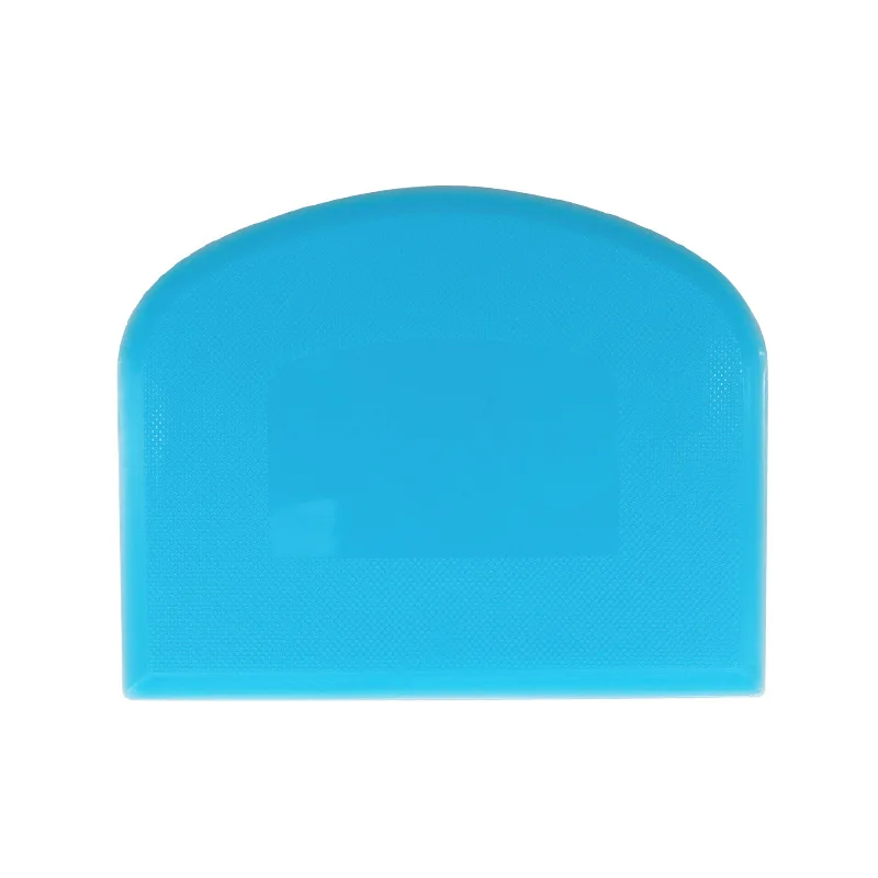 Amazon Hot-Selling Silicone Soft Dough Cutter High Quality Baking Pastry Tool Cake Cream Scraper Plastic Dough Scraper