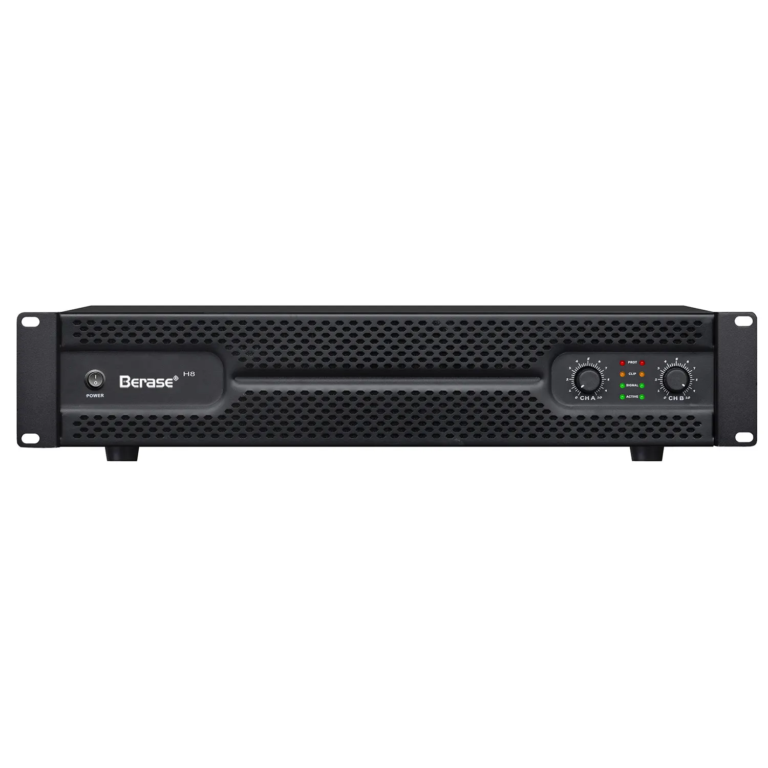 Berase Power Amplifier Professional Class H 800 Watts 2 Channel 2U clear Sound for Stage Perform