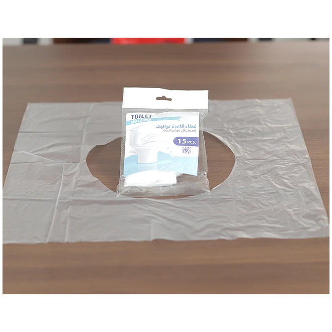 Transparent disposable hygienic plastic toilet seat covers disposable