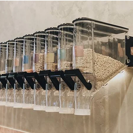 Wall Mounted Food Storage Bulk Cereal Dispensers