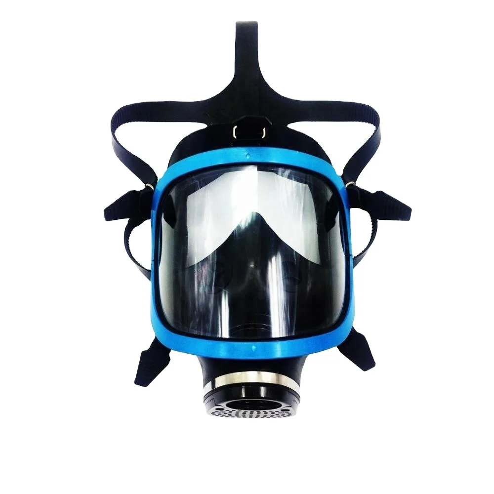 Anti-cyanogen Colorful Mask Full Face Silicon Gas with Hard Surface for Firefighting Medical Treatment